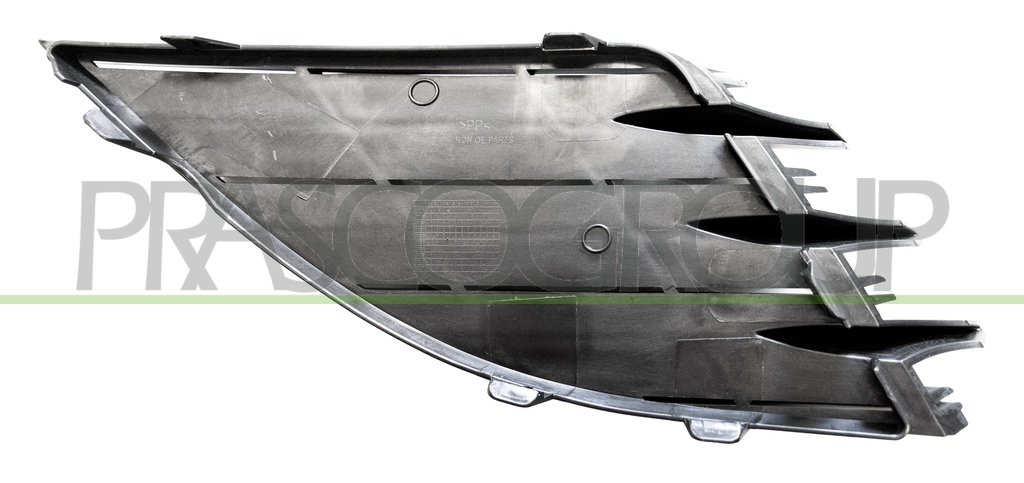 BUMPER CENTRE GRILLE LEFT-BLACK-TEXTURED