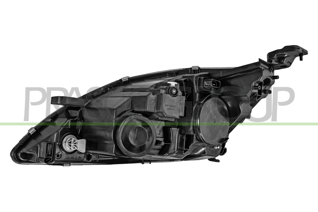 PROIETTORE DESTRO H7+HB3-ELETTRICO-CON MOTORE-NERO