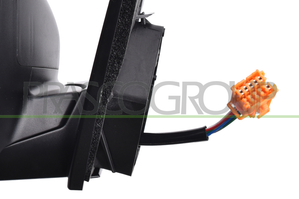 ESPEJO IZQUIERDO-ELECTRICO-NEGRO-TERMICO-CON PILOTO-CONVEXO-6 PINES