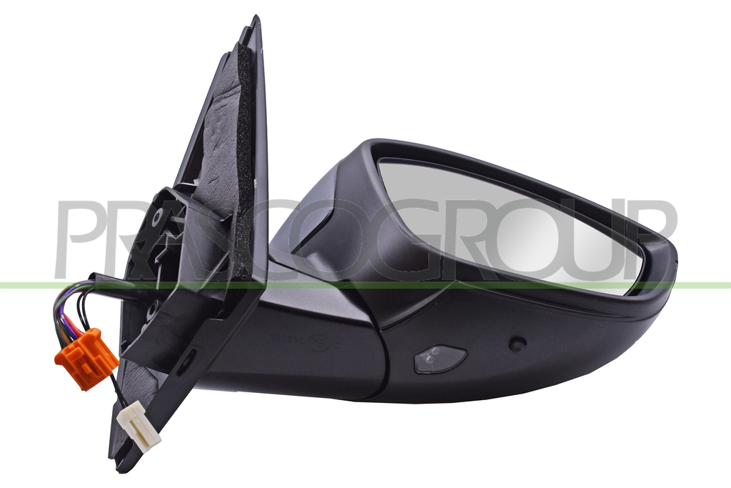 DOOR MIRROR RIGHT-ELECTRIC-PRIMED-HEATED-FOLDABLE-WITH LAMP-WITH SENSOR-WITH AMBIENT LIGHT-CONVEX-11 PINS