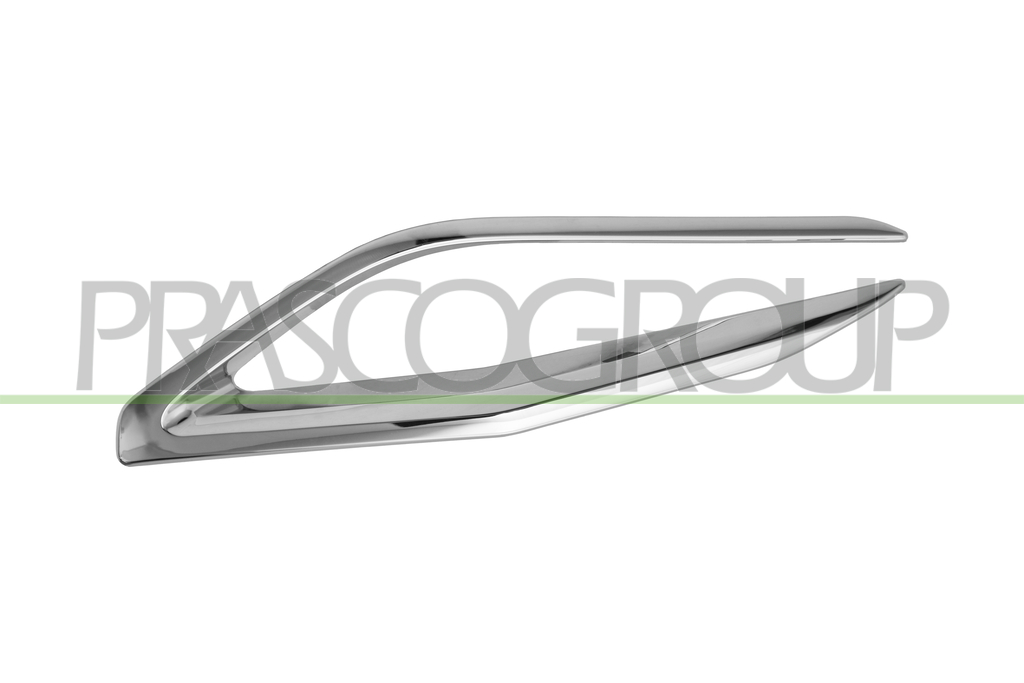 REAR BUMPER MOLDING LEFT-CHROME