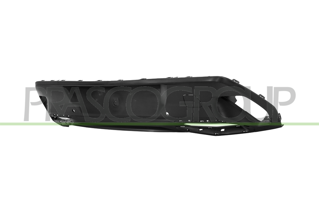 REAR BUMPER SPOILER-BLACK SMOOTH FINISH TO BE PRIMED-WITH PDC HOLES