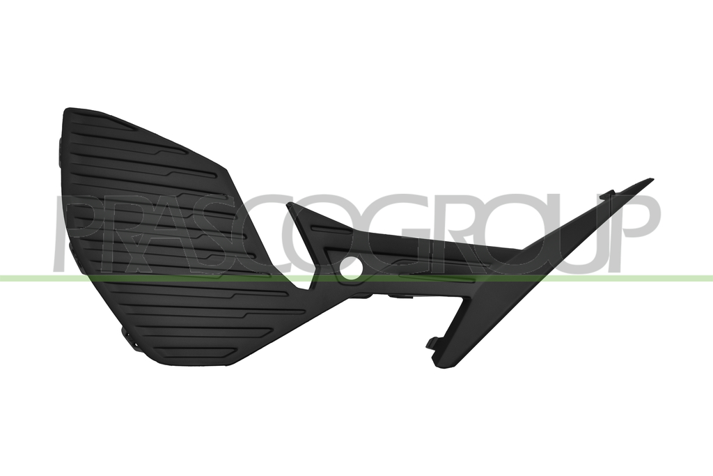 FRONT BUMPER GRILLE RIGHT-BLACK-TEXTURED FINISH-WITH PDC HOLE