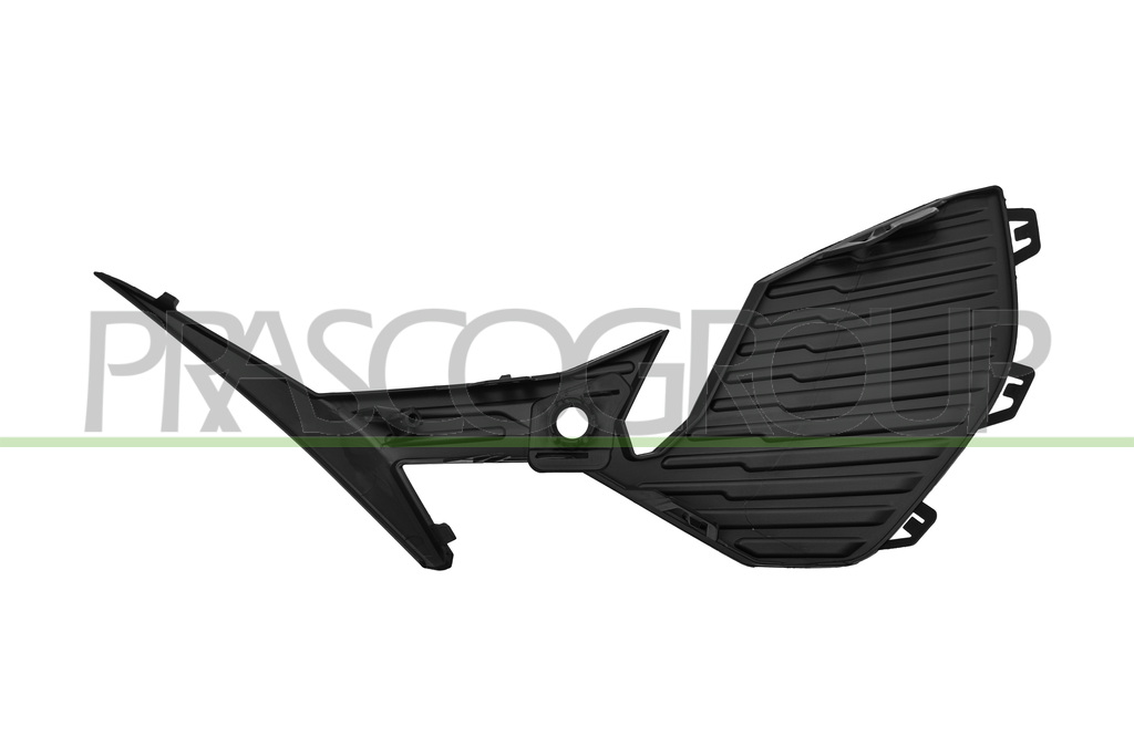 FRONT BUMPER GRILLE RIGHT-BLACK-TEXTURED FINISH-WITH PDC HOLE