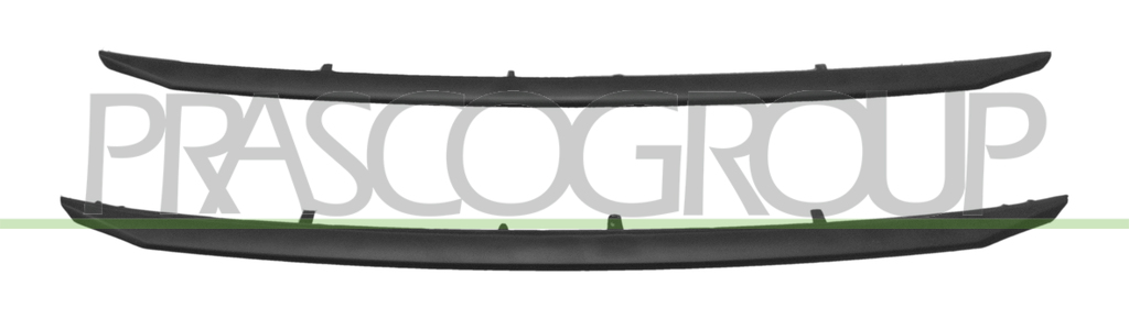 MOULURES NOIRES DE GRILLE DE CALANDRE (2 PCS)