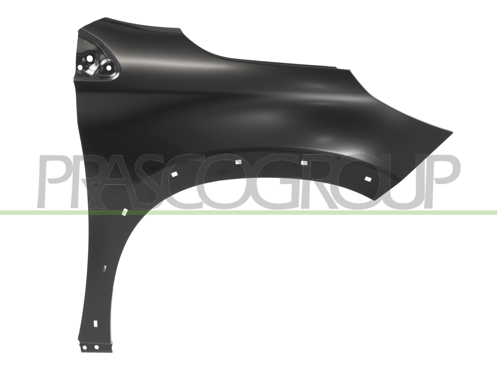 FRONT FENDER RIGHT-WITH WING EXTENSION HOLES