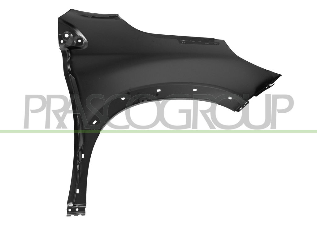 FRONT FENDER LEFT-WITH WING EXTENSION HOLES