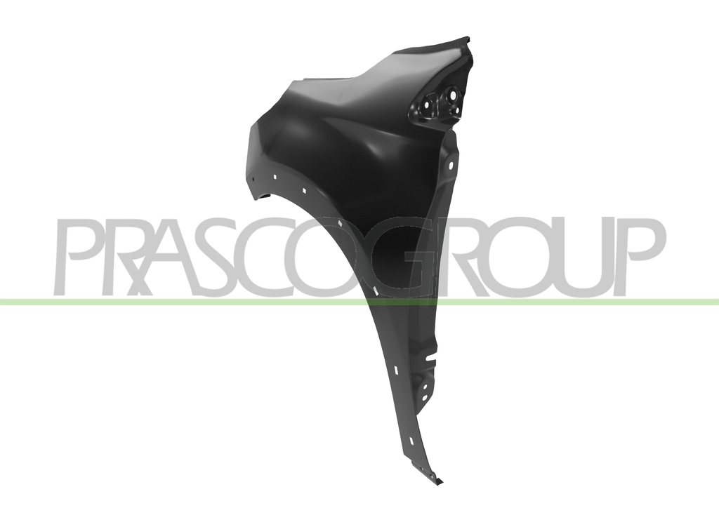 FRONT FENDER LEFT-WITH WING EXTENSION HOLES