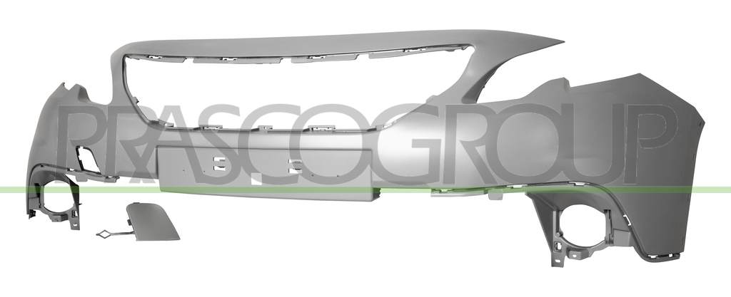 FRONT BUMPER-PRIMED-WITH MOLDING HOLES MOD. OFF-ROAD