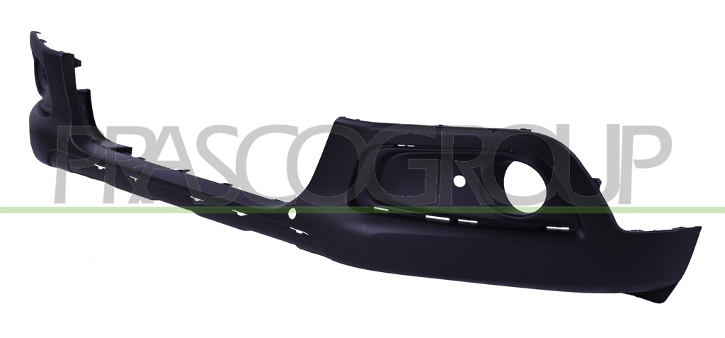 FRONT BUMPER-LOWER-BLACK-TEXTURED FINISH-WITH FOG LAMP HOLES-WITH PDC-WITH FRAME HOLES-WITH CENTRE MOLDING HOLES