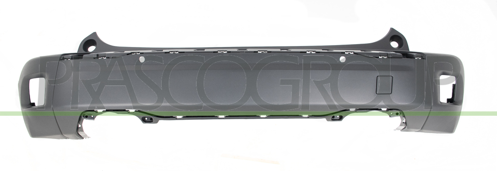 REAR BUMPER-LOWER-BLACK-TEXTURED FINISH-WITH PDC+SENSOR HOLDERS-WITH CUTTING MARKS FOR PDC