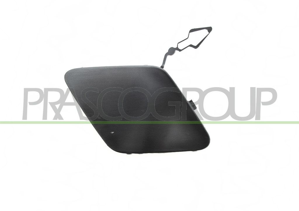 FRONT TOW HOOK COVER-BLACK-SMOOTH FINISH TO BE PRIMED