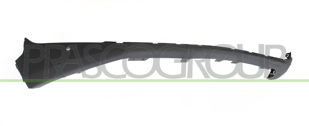 FRONT BUMPER SPOILER-BLACK-TEXTURED FINISH-WITH PDC HOLES+SENSOR HOLDERS