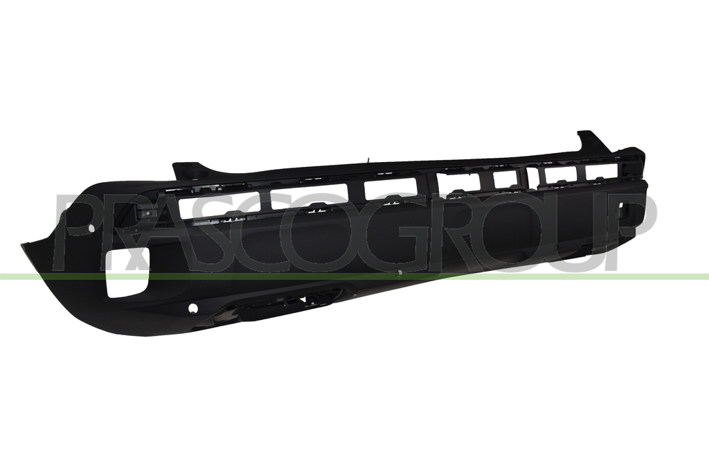 REAR BUMPER-LOWER-BLACK-TEXTURED FINISH-WITH PDC AND PARK ASSIST HOLES+SENSOR HOLDERS