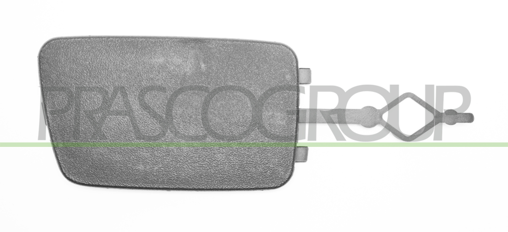 REAR TOW HOOK COVER-BLACK-TEXTURED FINISH