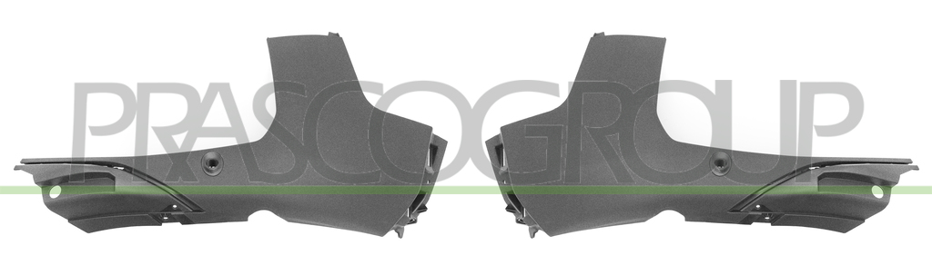 KIT SPOILER PARAURTI ANTERIORE-CON PDC-(DESTRO+SINISTRO)