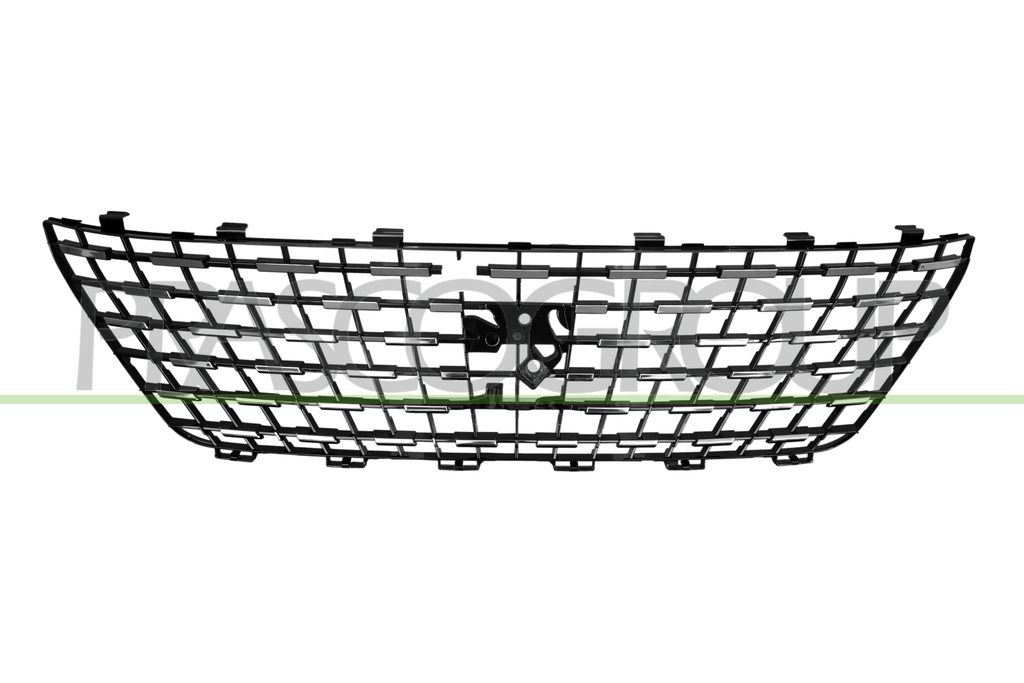 RADIATOR GRILLE-BLACK-WITH CHROME MOLDINGS