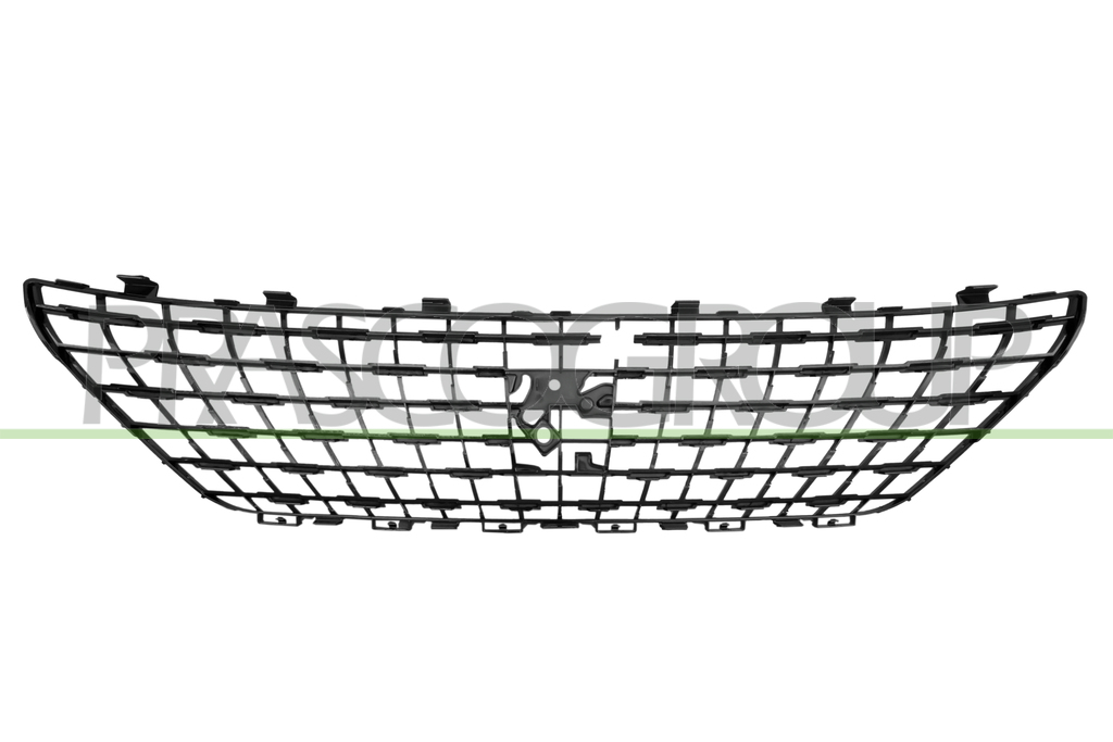 RADIATOR GRILLE-BLACK-WITH CHROME MOLDINGS