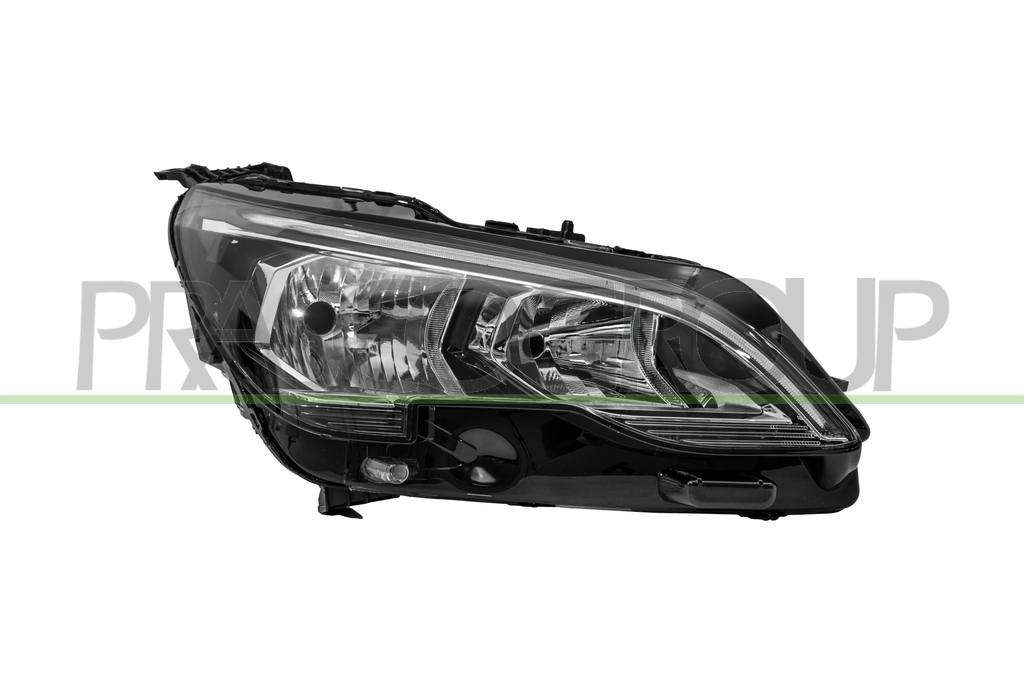 PHARE DROIT H7+HB3-ELECTRIQUE-AVEC MOTEUR-AVEC FEU DE JOUR-LED