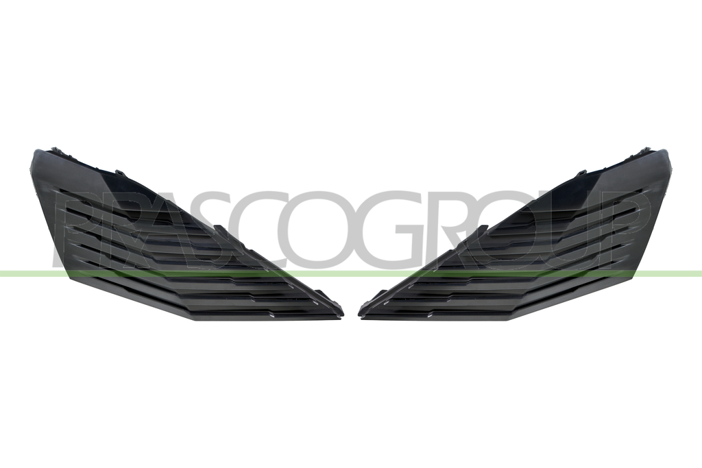 SET OF GRILLE MOLDINGS-WITHOUT PRIMER-(RIGHT+LEFT)