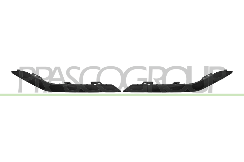 SATZ SCHUTZLEISTEN SPOILER STOSSTANGE HINTEN-SCHWARZ-(RECHTS+LINKS)