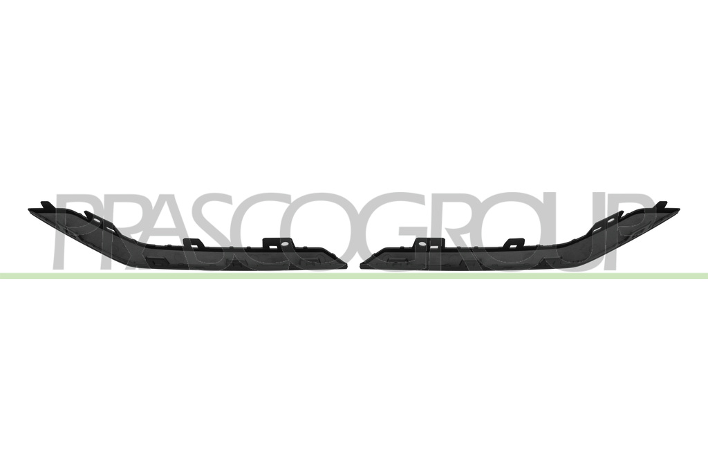 SATZ SCHUTZLEISTEN SPOILER STOSSTANGE HINTEN-SCHWARZ-(RECHTS+LINKS)