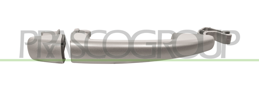 FRONT/REAR-RIGHT/LEFT DOOR HANDLE-OUTER-SILVER-WITHOUT KEY HOLE