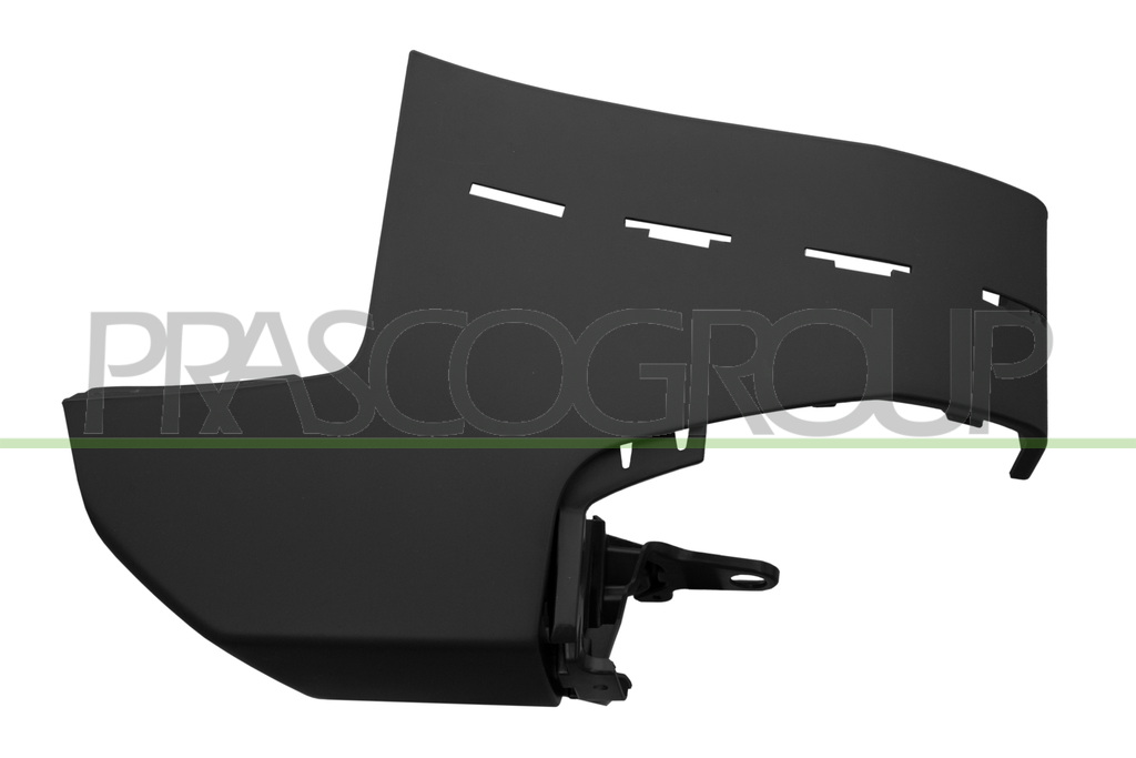 CANTONALE DESTRO PARAURTI POSTERIORE-NERO-GOFFRATO-CON FORI PARAFANGHINO MOD. PORTELLONE-PASSO CORTO
