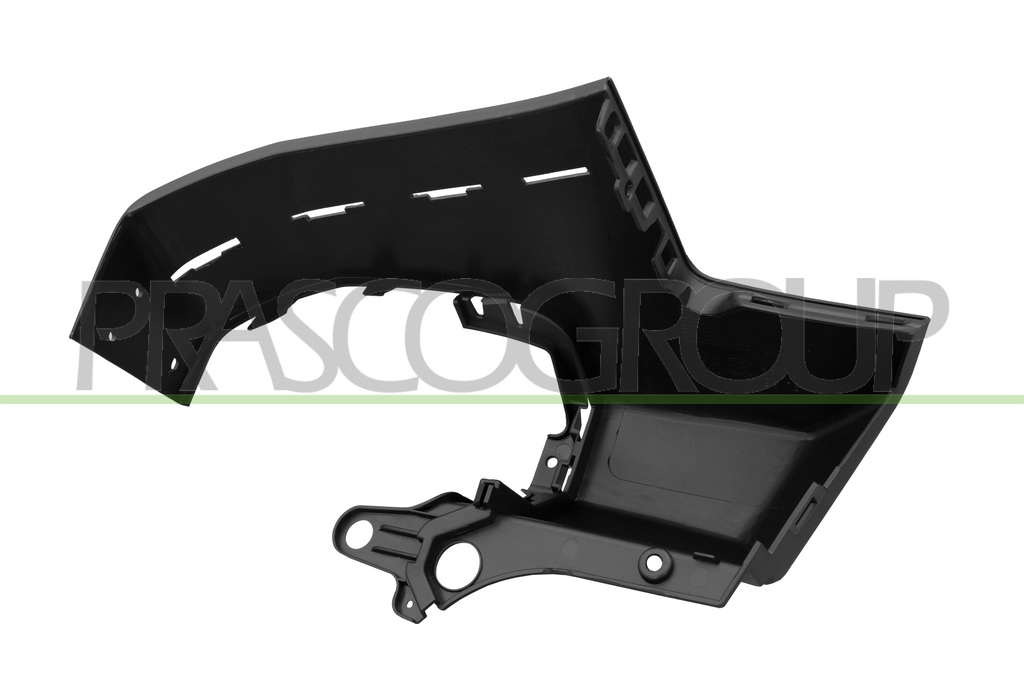 CANTONALE DESTRO PARAURTI POSTERIORE-NERO-GOFFRATO-CON FORI PARAFANGHINO MOD. PORTELLONE-PASSO CORTO