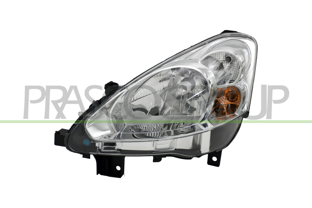 HEADLAMP LEFT H4-ELECTRIC-WITH MOTOR