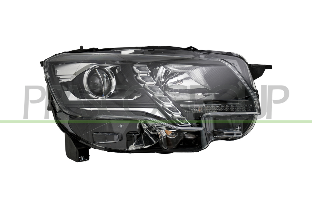 HEADLAMP RIGHT H7+H1-ELECTRIC-WITH MOTOR-WITH DAY RUNNING LIGHT-LED