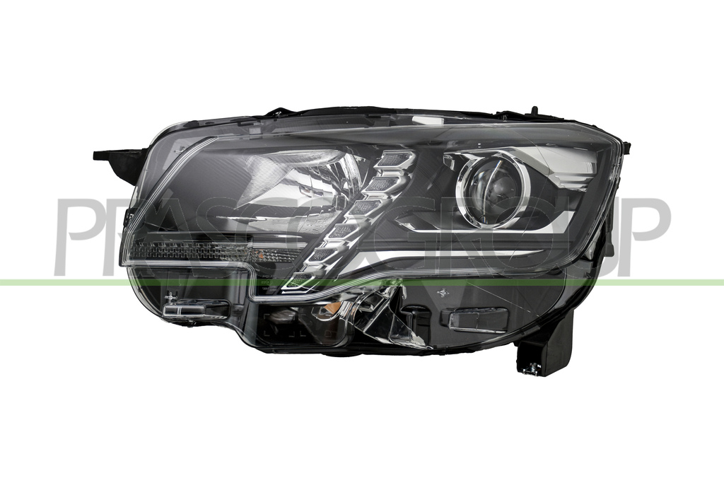 HEADLAMP LEFT H7+H1-ELECTRIC-WITH MOTOR-WITH DAY RUNNING LIGHT-LED