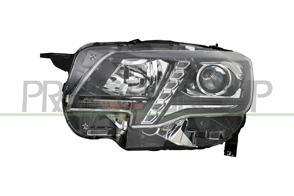 HEADLAMP LEFT H7+H1-ELECTRIC-WITH MOTOR-WITH DAY RUNNING LIGHT-LED