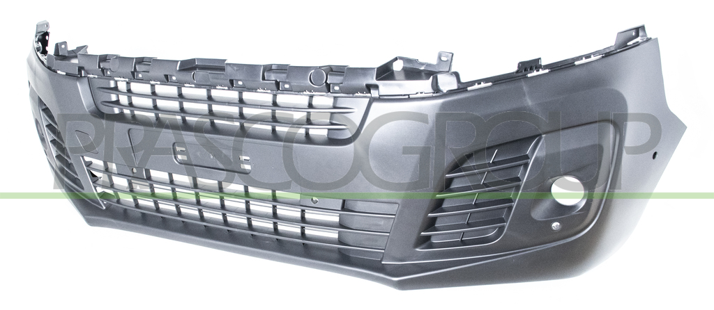 FRONT BUMPER-BLACK-TEXTURED FINISCH-WITH FOG LAMP HOLES-WITH PDC AND PARK ASSIST+SENSOR HOLDERS