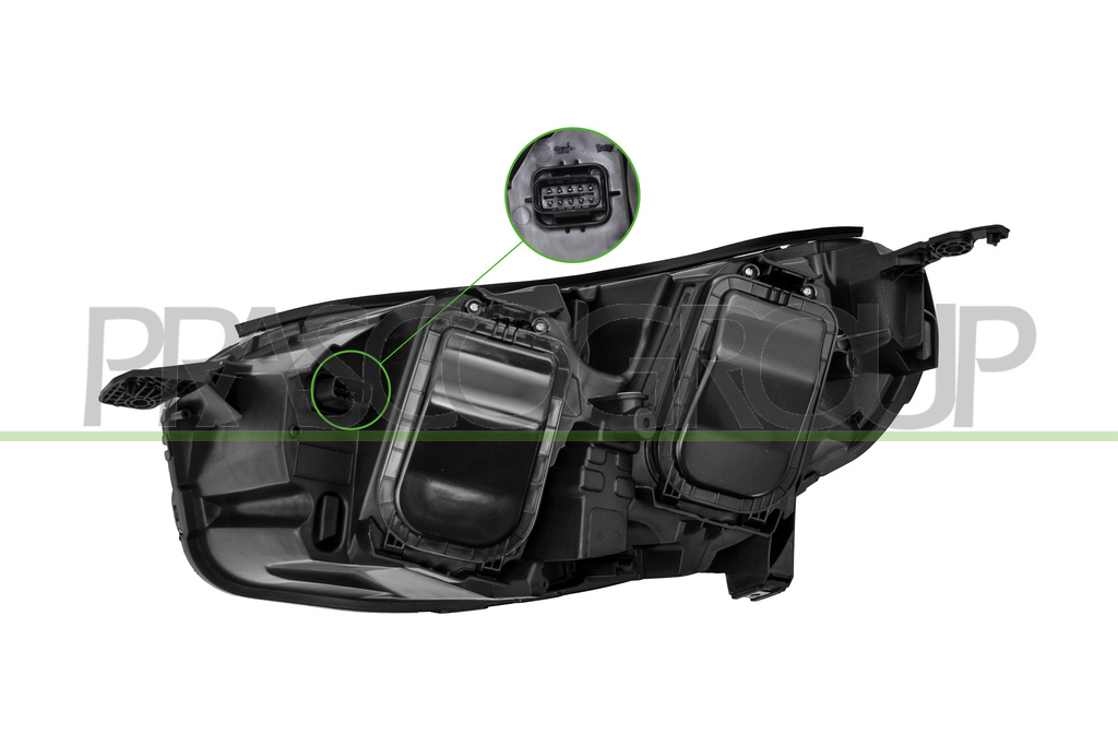 PROIETTORE DESTRO H1+H7-ELETTRICO-CON MOTORE