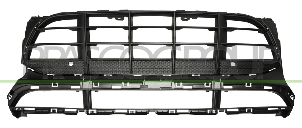GRIGLIA PARAURTI ANTERIORE-CENTRALE-NERA-CON FORI PDC+SUPPORTI MOD. 3.6 TURBO