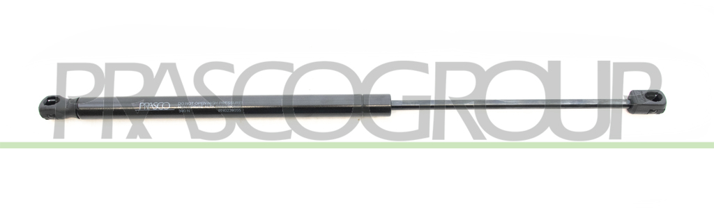 TAILGATE GAS SPRING RIGHT/LEFT - 390 N - L 474 mm - S 190 mm - Ø 18 mm - Ø 8 mm