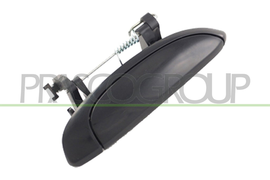 FRONT/REAR DOOR HANDLE RIGHT-OUTER-SMOOTH-BLACK