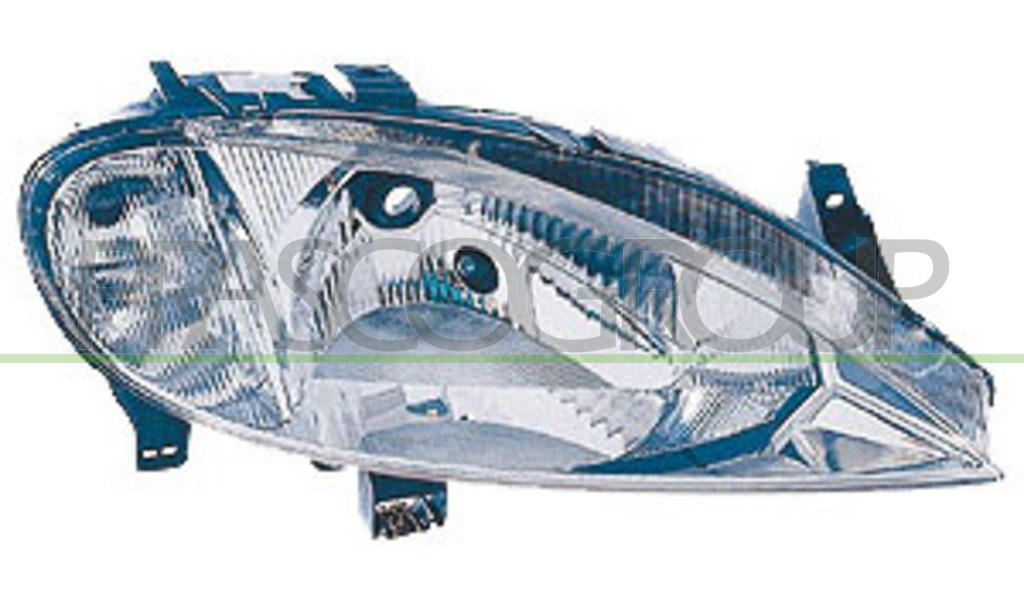 SCHEINWERFER RECHTS-H4-MIT LWR-OHNE MOTOR