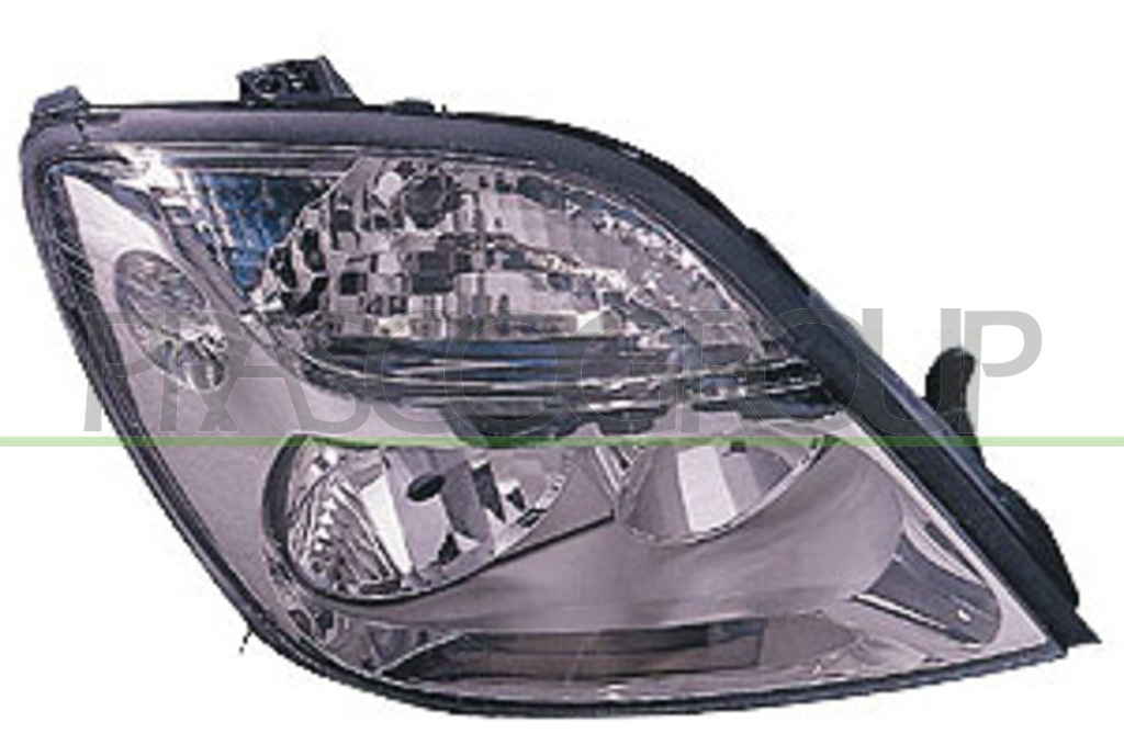 SCHEINWERFER RECHTS-H7+H1-MIT LWR-OHNE MOTOR-VERCHROMT