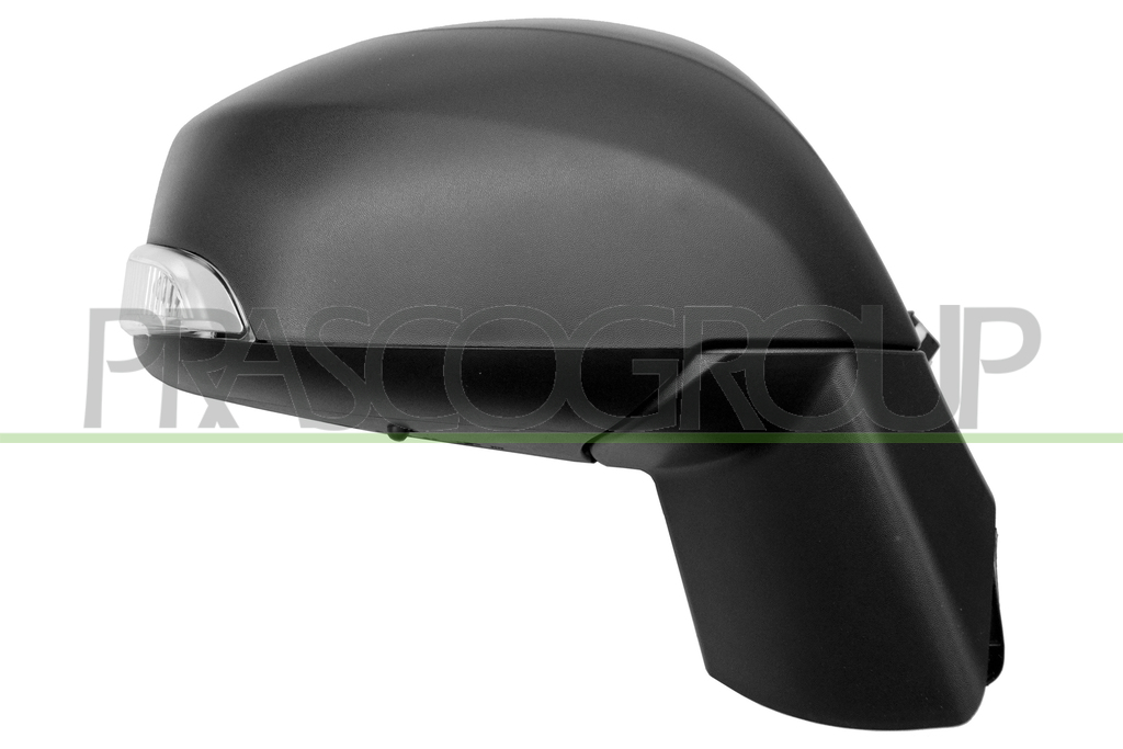 ESPEJO DERECHO ELECTRICO-NEGRO-TERMICO-CON PILOTO-CONVEXO/CROMADO-7 PINS