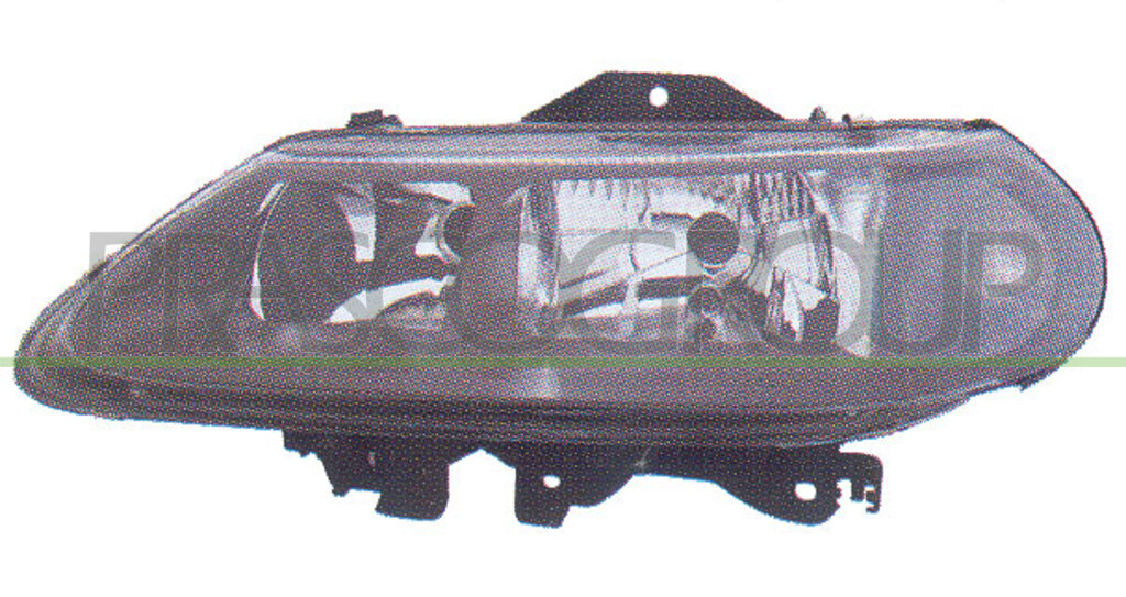 OPTICA IZQUIERDA H7+H7 ELECTRICA-SIN MOTOR MOD. 05/98 >