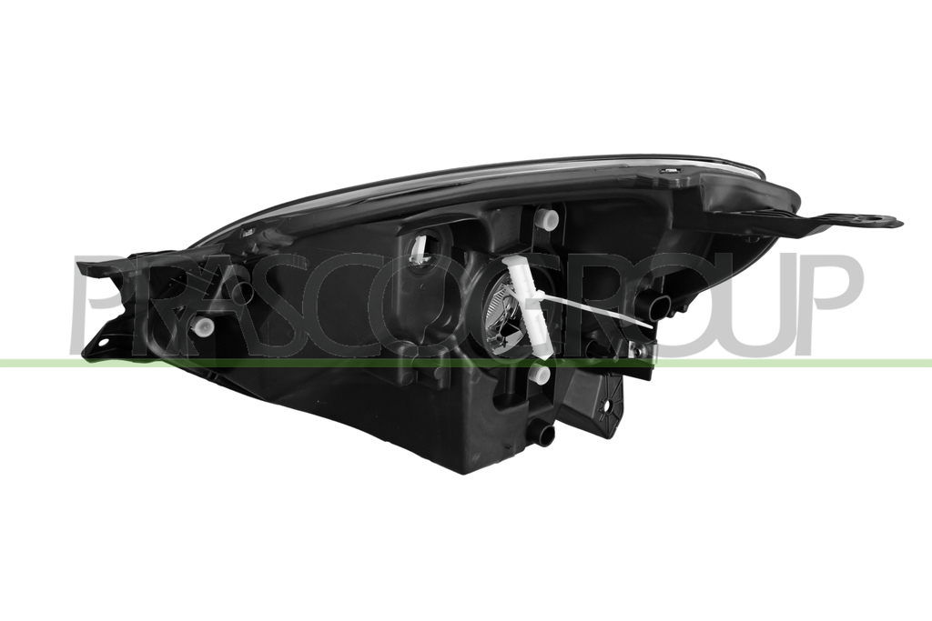 HEADLAMP RIGHT H4 ELECTRIC-WITHOUT MOTOR-BLACK
