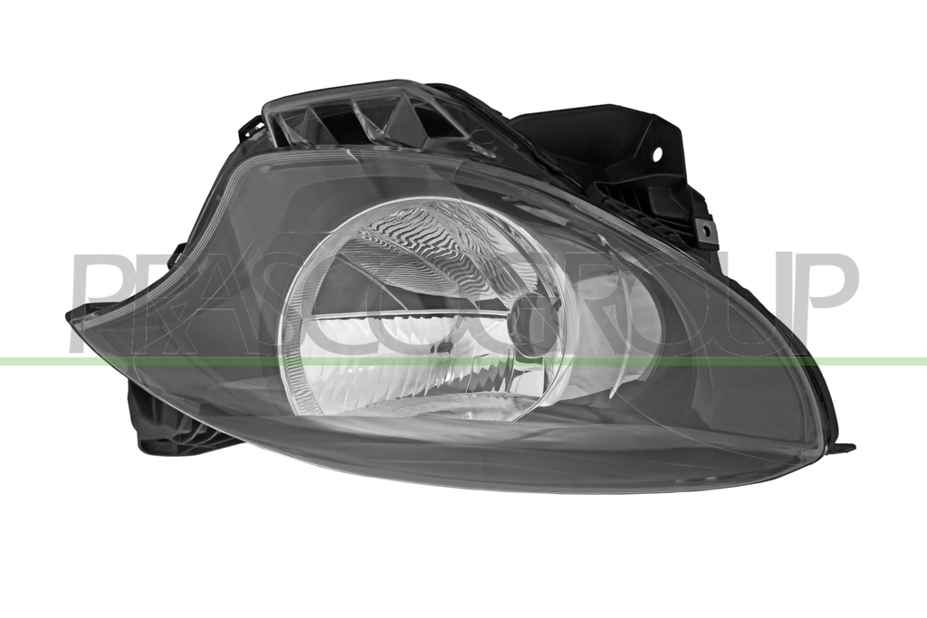 HEADLAMP LEFT H4 ELECTRIC-WITHOUT MOTOR-BLACK