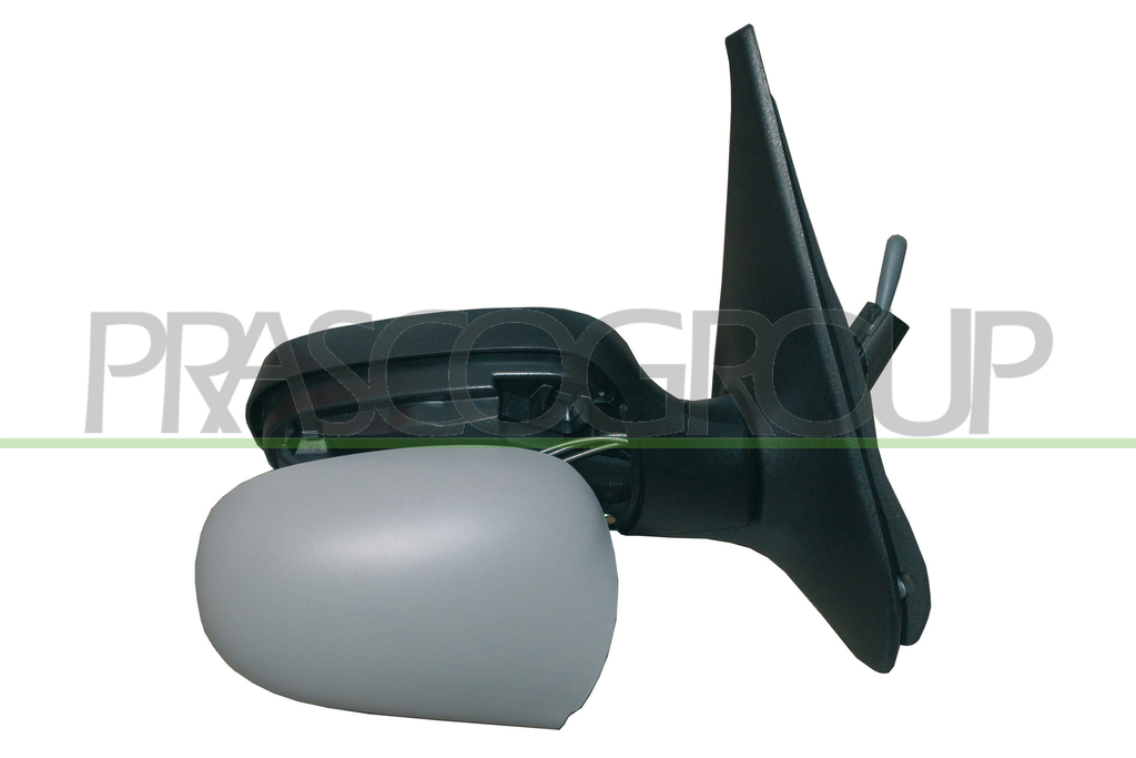 DOOR MIRROR RIGHT-WITH CABLE-PRIMED-CONVEX