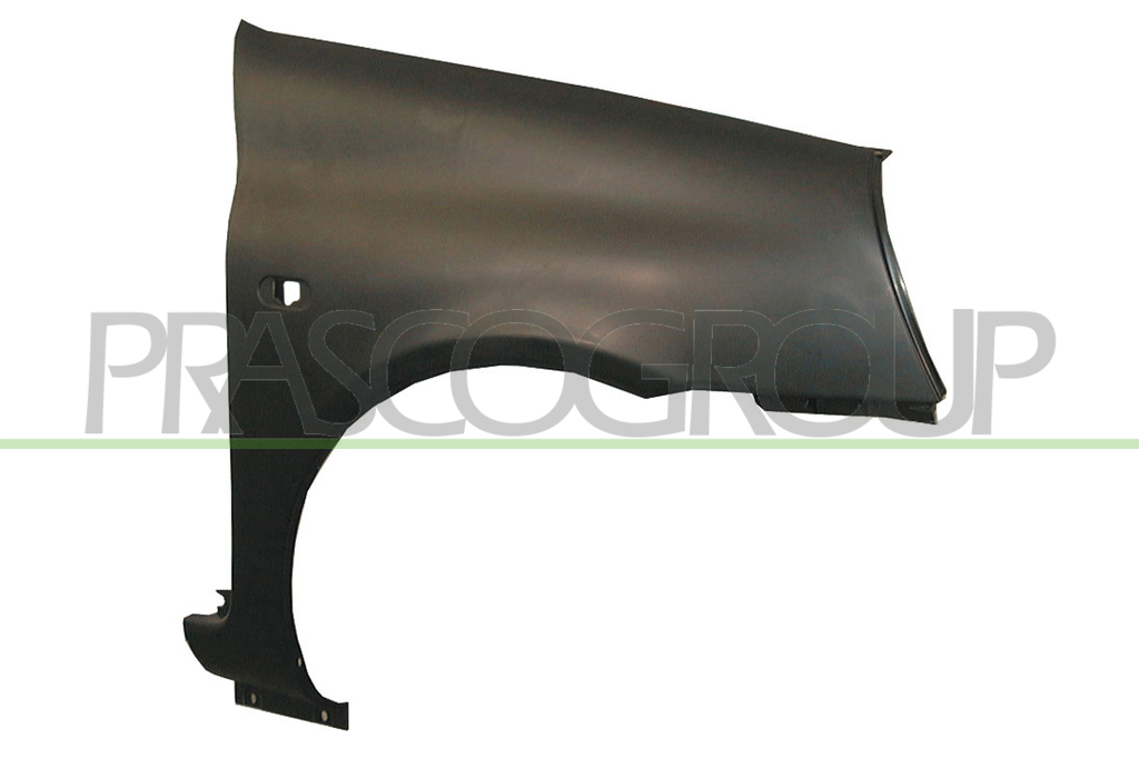 FRONT FENDER RIGHT-WITH SIDE REPEATER HOLE-PLASTIC-BLACK-SMOOTH FINISH TO BE PRIMED