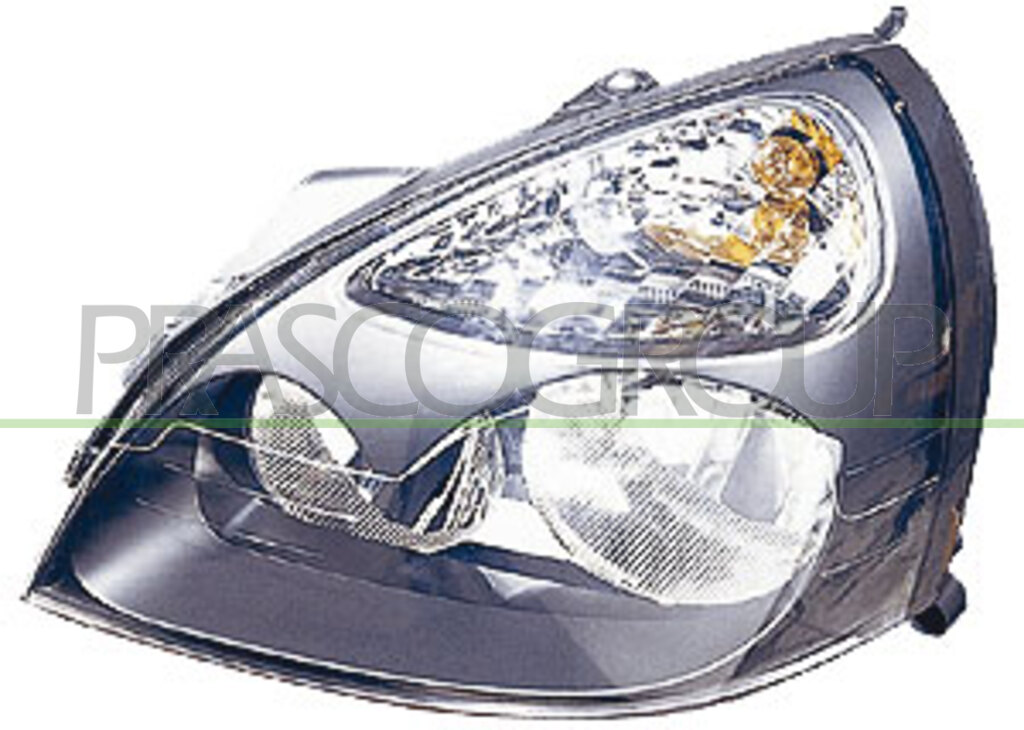 OPTICA IZQUIERDA H7+H1 ELECTRICA-SIN MOTOR-NEGRA (MONTAJE HELLA)