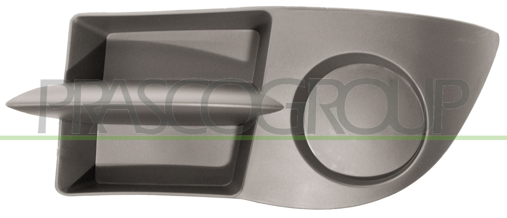 BUMPER GRILLE LEFT-BLACK-WITHOUT FOG LAMP HOLE
