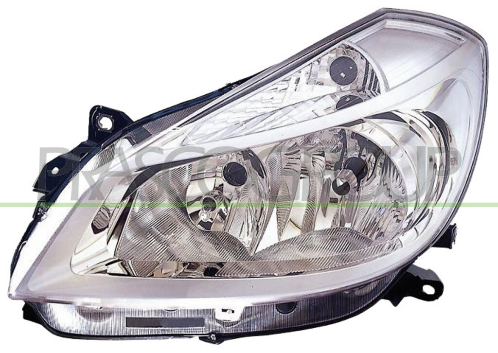 PROIETTORE SINISTRO H7+H7-ELETTRICO-CON MOTORE-CROMATO