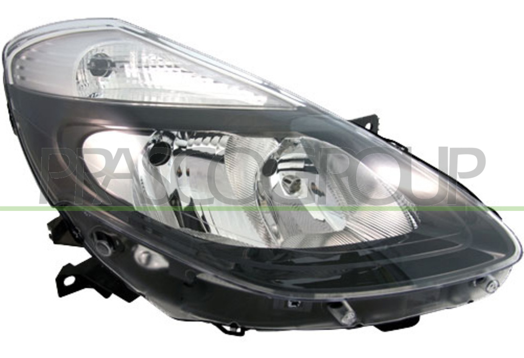 PROIETTORE DESTRO H7+H7-ELETTRICO-CON MOTORE-NERO